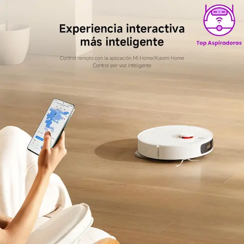 Robot aspirador Xiaomi X20 Plus con estación de autovaciado de polvo y lavado de mopas